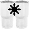 20 oz. Tall Stainless Steel Vacuum Insulated Tumbler White Thumbnail