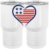 20 oz. Tall Stainless Steel Vacuum Insulated Tumbler White Thumbnail