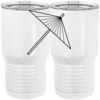 20 oz. Tall Stainless Steel Vacuum Insulated Tumbler White Thumbnail