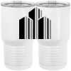 20 oz. Tall Stainless Steel Vacuum Insulated Tumbler White Thumbnail