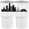 20 oz. Tall Stainless Steel Vacuum Insulated Tumbler White Thumbnail