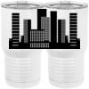 20 oz. Tall Stainless Steel Vacuum Insulated Tumbler White Thumbnail