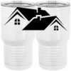 20 oz. Tall Stainless Steel Vacuum Insulated Tumbler White Thumbnail