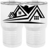 20 oz. Tall Stainless Steel Vacuum Insulated Tumbler White Thumbnail