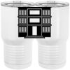 20 oz. Tall Stainless Steel Vacuum Insulated Tumbler White Thumbnail