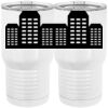 20 oz. Tall Stainless Steel Vacuum Insulated Tumbler White Thumbnail