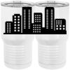 20 oz. Tall Stainless Steel Vacuum Insulated Tumbler White Thumbnail