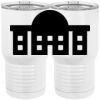20 oz. Tall Stainless Steel Vacuum Insulated Tumbler White Thumbnail