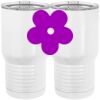 20 oz. Tall Stainless Steel Vacuum Insulated Tumbler White Thumbnail