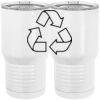 20 oz. Tall Stainless Steel Vacuum Insulated Tumbler White Thumbnail