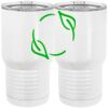 20 oz. Tall Stainless Steel Vacuum Insulated Tumbler White Thumbnail