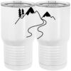 20 oz. Tall Stainless Steel Vacuum Insulated Tumbler White Thumbnail