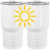 20 oz. Tall Stainless Steel Vacuum Insulated Tumbler White Thumbnail