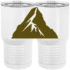 20 oz. Tall Stainless Steel Vacuum Insulated Tumbler White Thumbnail