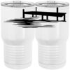 20 oz. Tall Stainless Steel Vacuum Insulated Tumbler White Thumbnail