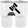 20 oz. Tall Stainless Steel Vacuum Insulated Tumbler White Thumbnail