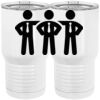 20 oz. Tall Stainless Steel Vacuum Insulated Tumbler White Thumbnail