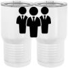20 oz. Tall Stainless Steel Vacuum Insulated Tumbler White Thumbnail