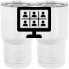 20 oz. Tall Stainless Steel Vacuum Insulated Tumbler White Thumbnail