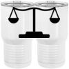20 oz. Tall Stainless Steel Vacuum Insulated Tumbler White Thumbnail