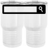 20 oz. Tall Stainless Steel Vacuum Insulated Tumbler White Thumbnail