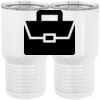 20 oz. Tall Stainless Steel Vacuum Insulated Tumbler White Thumbnail