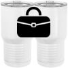 20 oz. Tall Stainless Steel Vacuum Insulated Tumbler White Thumbnail