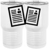 20 oz. Tall Stainless Steel Vacuum Insulated Tumbler White Thumbnail