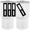 20 oz. Tall Stainless Steel Vacuum Insulated Tumbler White Thumbnail