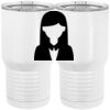20 oz. Tall Stainless Steel Vacuum Insulated Tumbler White Thumbnail