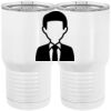 20 oz. Tall Stainless Steel Vacuum Insulated Tumbler White Thumbnail