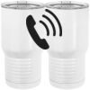 20 oz. Tall Stainless Steel Vacuum Insulated Tumbler White Thumbnail