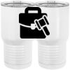 20 oz. Tall Stainless Steel Vacuum Insulated Tumbler White Thumbnail