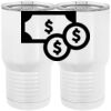 20 oz. Tall Stainless Steel Vacuum Insulated Tumbler White Thumbnail
