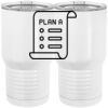 20 oz. Tall Stainless Steel Vacuum Insulated Tumbler White Thumbnail