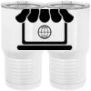 20 oz. Tall Stainless Steel Vacuum Insulated Tumbler White Thumbnail
