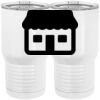 20 oz. Tall Stainless Steel Vacuum Insulated Tumbler White Thumbnail