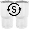 20 oz. Tall Stainless Steel Vacuum Insulated Tumbler White Thumbnail