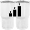 20 oz. Tall Stainless Steel Vacuum Insulated Tumbler White Thumbnail