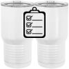 20 oz. Tall Stainless Steel Vacuum Insulated Tumbler White Thumbnail