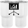 20 oz. Tall Stainless Steel Vacuum Insulated Tumbler White Thumbnail
