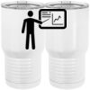 20 oz. Tall Stainless Steel Vacuum Insulated Tumbler White Thumbnail