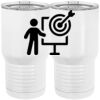 20 oz. Tall Stainless Steel Vacuum Insulated Tumbler White Thumbnail