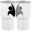 20 oz. Tall Stainless Steel Vacuum Insulated Tumbler White Thumbnail