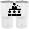 20 oz. Tall Stainless Steel Vacuum Insulated Tumbler White Thumbnail