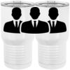 20 oz. Tall Stainless Steel Vacuum Insulated Tumbler White Thumbnail