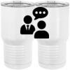 20 oz. Tall Stainless Steel Vacuum Insulated Tumbler White Thumbnail