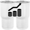 20 oz. Tall Stainless Steel Vacuum Insulated Tumbler White Thumbnail