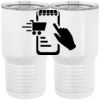 20 oz. Tall Stainless Steel Vacuum Insulated Tumbler White Thumbnail