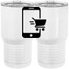 20 oz. Tall Stainless Steel Vacuum Insulated Tumbler White Thumbnail